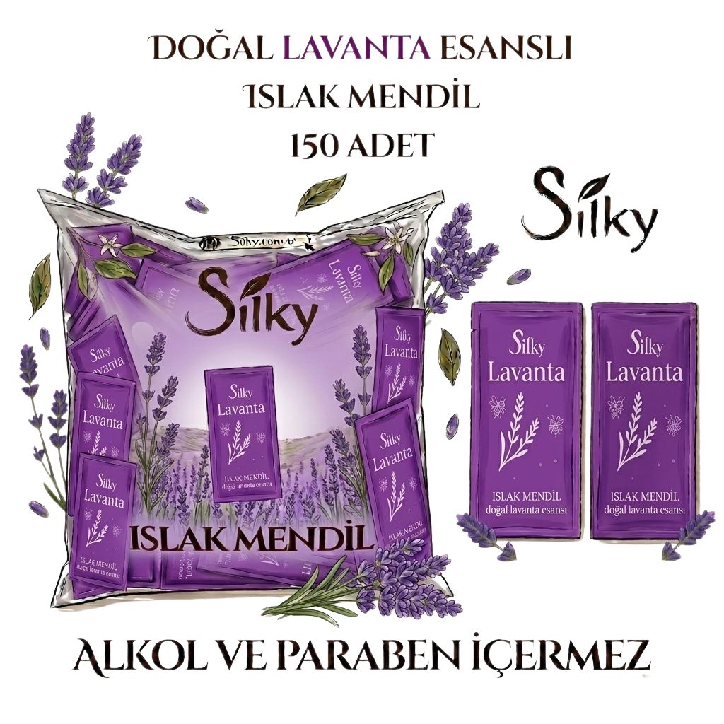 Silky Lavanta Islak Mendil